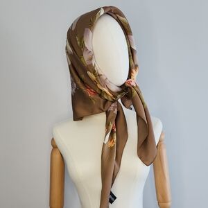 Capezio Floral Brown Scarf